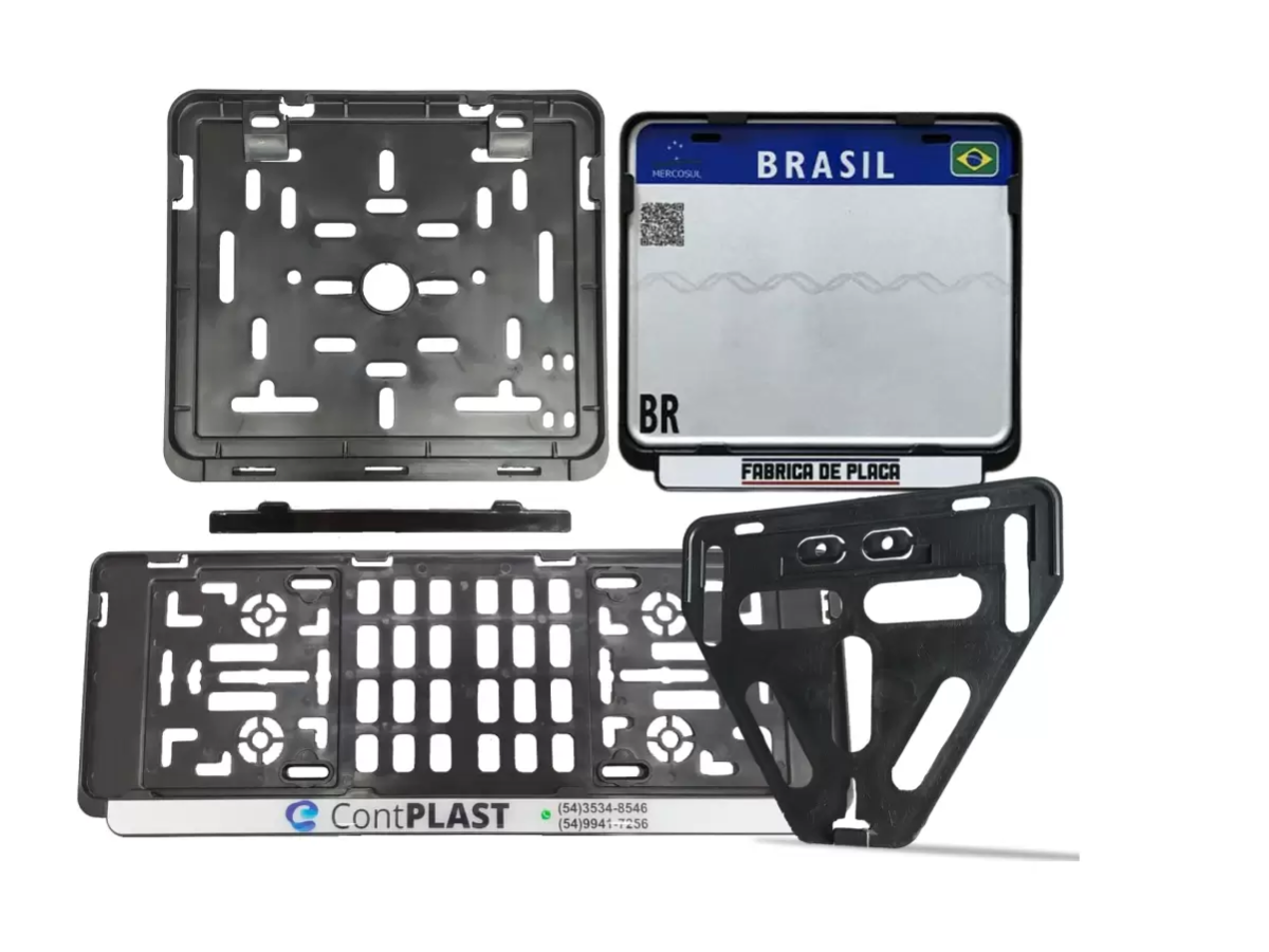 Soluções completas<br> em reforço para placas Mercosul</br>